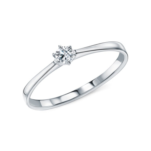 Золотое кольцо с бриллиантами природными