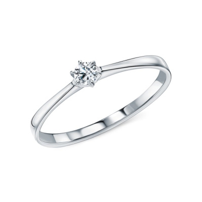 Золотое кольцо с бриллиантами природными