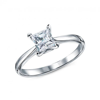 Золотое кольцо с бриллиантами природными