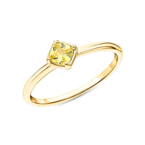 Серебряное кольцо с фианитами