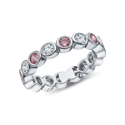 Серебряное кольцо с фианитами