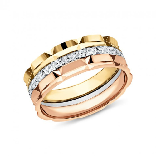 Золотое обручальное кольцо