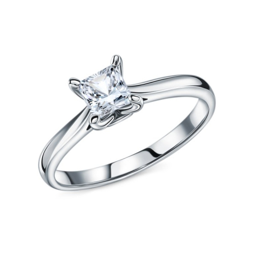 Золотое кольцо с бриллиантами природными