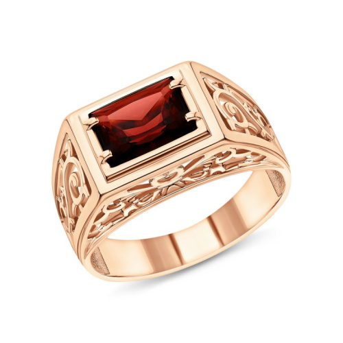 Золотое кольцо с гранатом