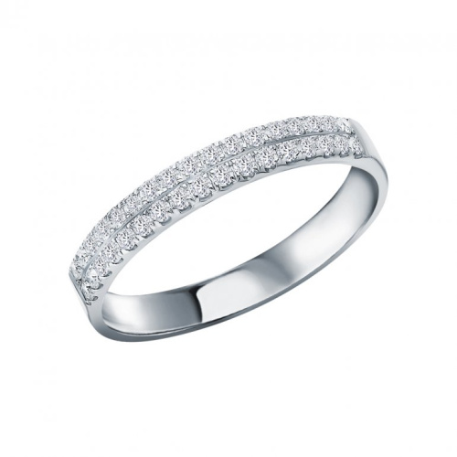 Золотое кольцо с бриллиантами природными