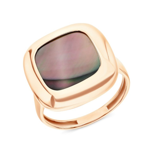 Золотое кольцо с перламутром природным