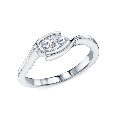 Серебряное кольцо с топазами природными