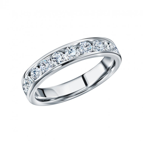 Золотое кольцо с бриллиантами природными