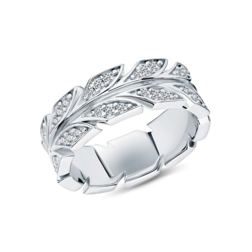 Серебряное кольцо с фианитами