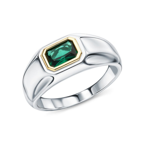 Серебряное кольцо с фианитами