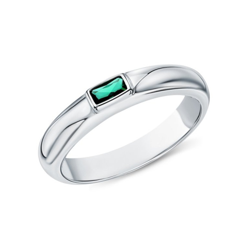 Серебряное кольцо с фианитами