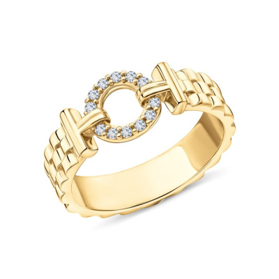 Серебряное кольцо с фианитами