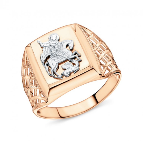 Золотое кольцо "Георгий Победоносец"