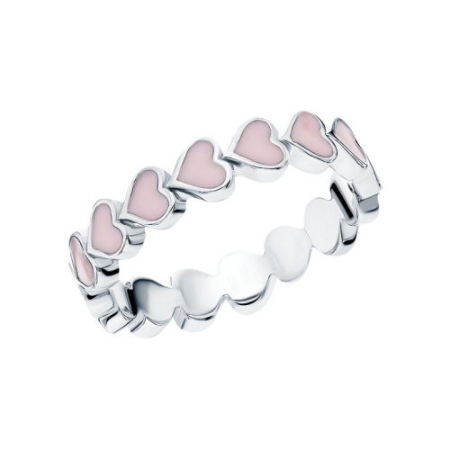 Серебряное кольцо с эмалью