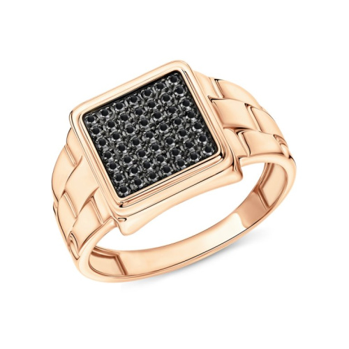 Золотое кольцо с фианитами