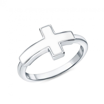 Серебряное кольцо с эмалью