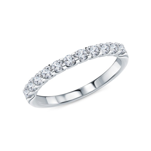 Золотое кольцо с бриллиантами природными