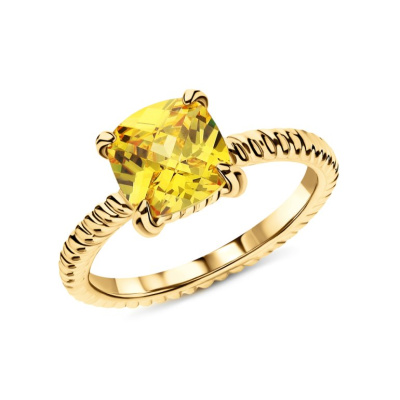 Серебряное кольцо с фианитами