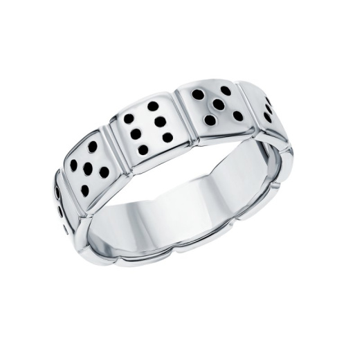 Серебряное кольцо с эмалью