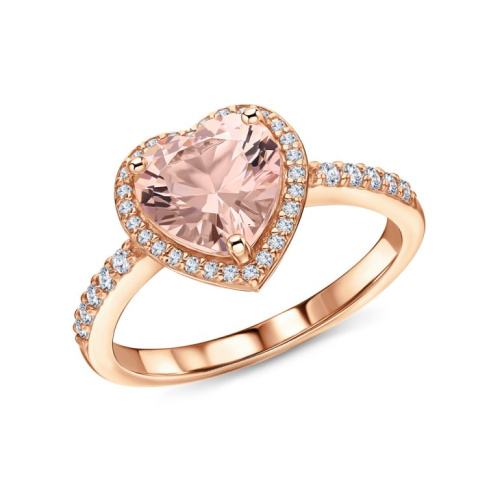 Серебряное кольцо с фианитами