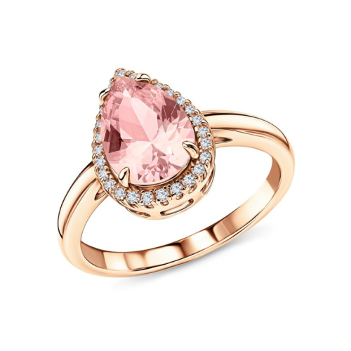 Серебряное кольцо с фианитами