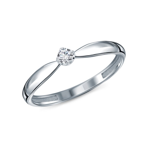 Золотое кольцо с бриллиантами природными