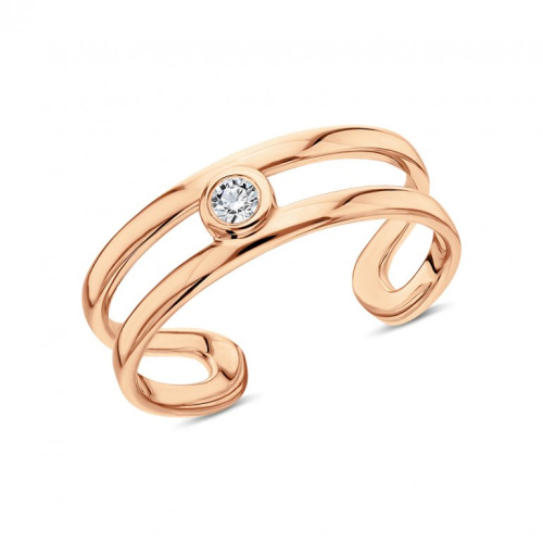 Золотое кольцо с фианитом