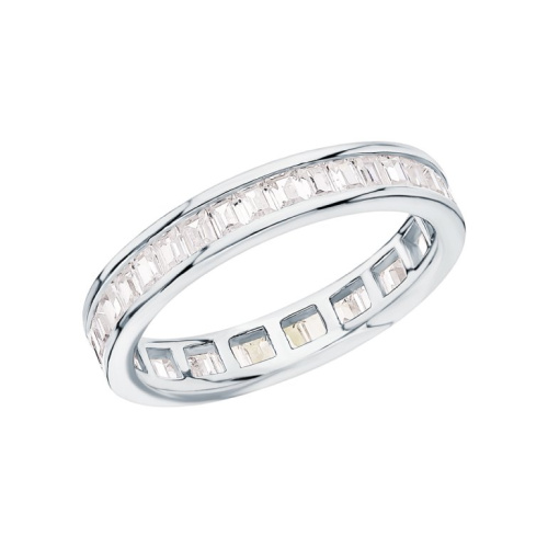 Серебряное кольцо с фианитами