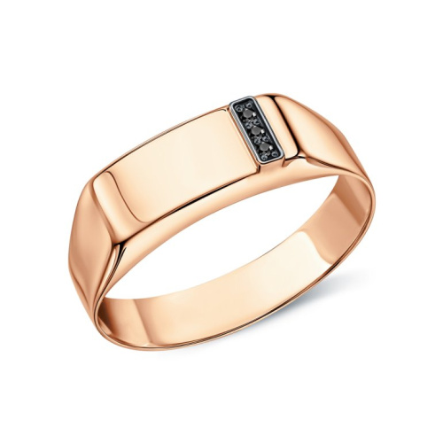 Золотое кольцо с фианитами