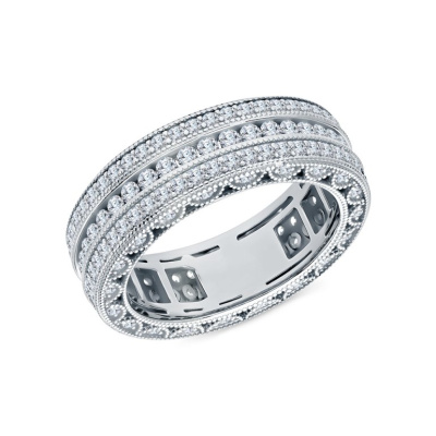 Серебряное кольцо с фианитами