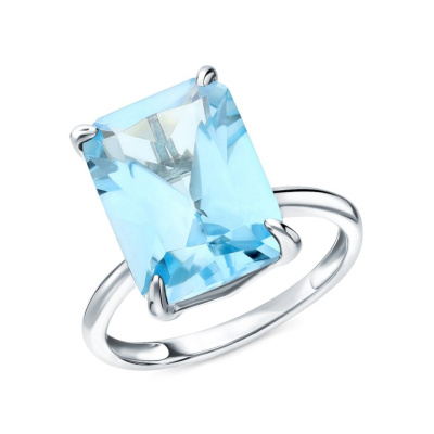 Золотое кольцо с топазом природным