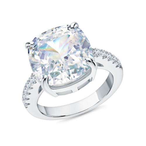 Серебряное кольцо с фианитами