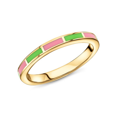 Серебряное кольцо с эмалью