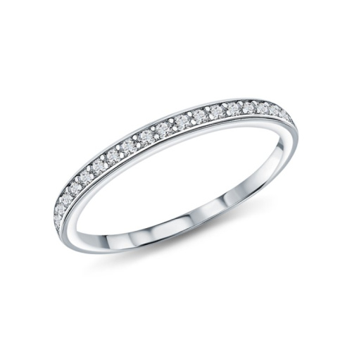 Серебряное кольцо с фианитами