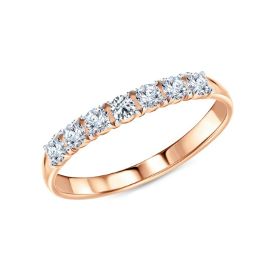 Серебряное кольцо с фианитами