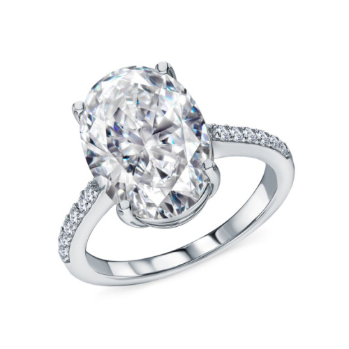 Серебряное кольцо с фианитами