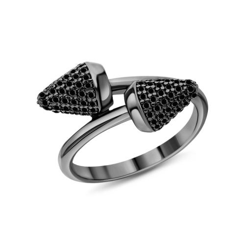 Серебряное кольцо с фианитами