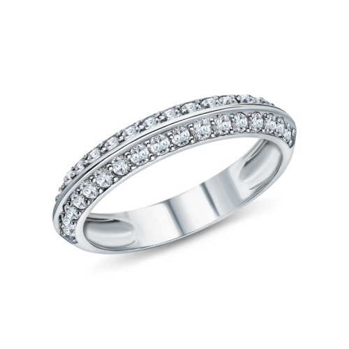 Золотое обручальное кольцо с бриллиантами