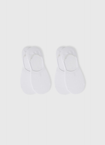 Следки, 2 пары, Белый