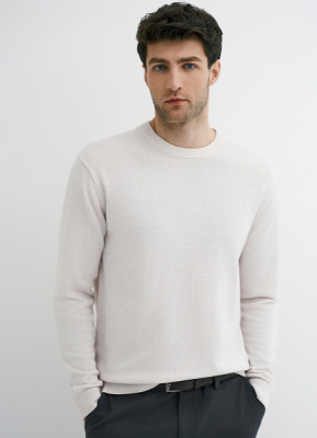 Базовый вязаный джемпер, Белый