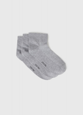 Носки с поддержкой стопы, 3 пары, Серый