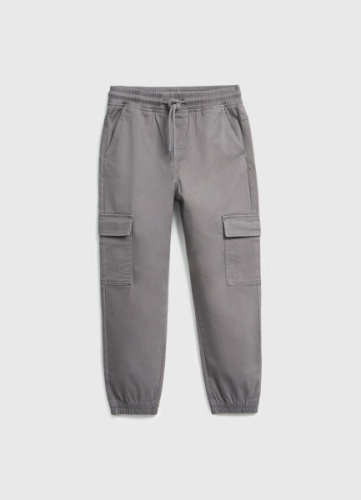 Брюки с карго-карманами для мальчиков, Серый