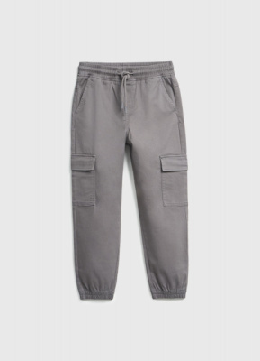 Брюки с карго-карманами для мальчиков, Серый