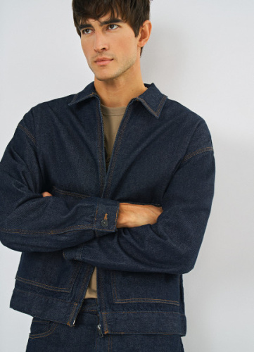 Джинсовая куртка, Синий