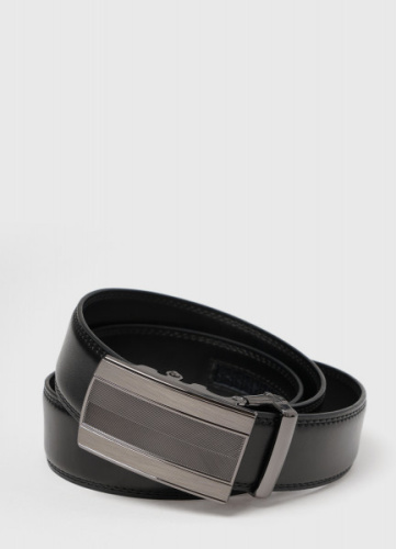 Ремень с автоматической пряжкой, Черный