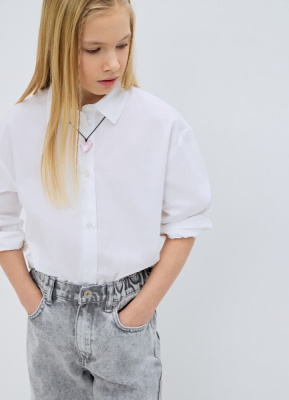 Рубашка для девочек, Белый