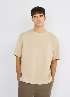 Базовая футболка, Бежевый
