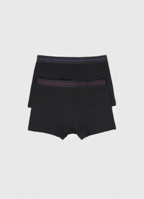 Трусы-транки, 2 шт., Черный