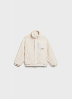 Куртка из шерпы для мальчиков, Бежевый