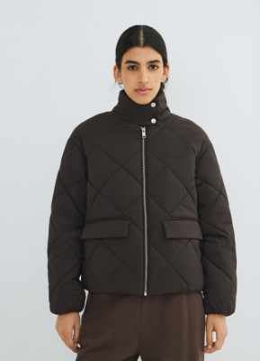 Утеплённая куртка, Коричневый